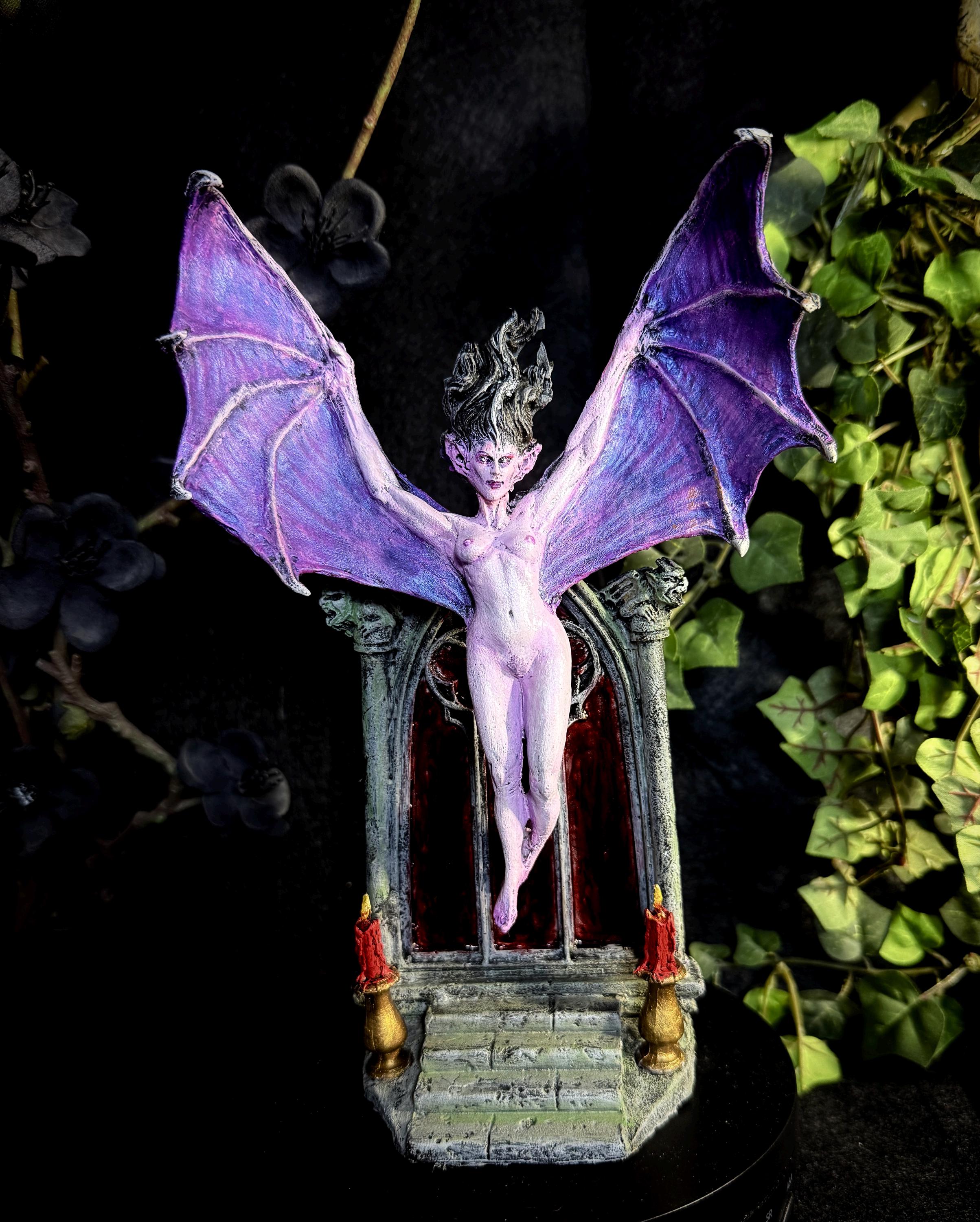 Carmilla the Vampire Hand-Painted Resin Figurine — Full Color
