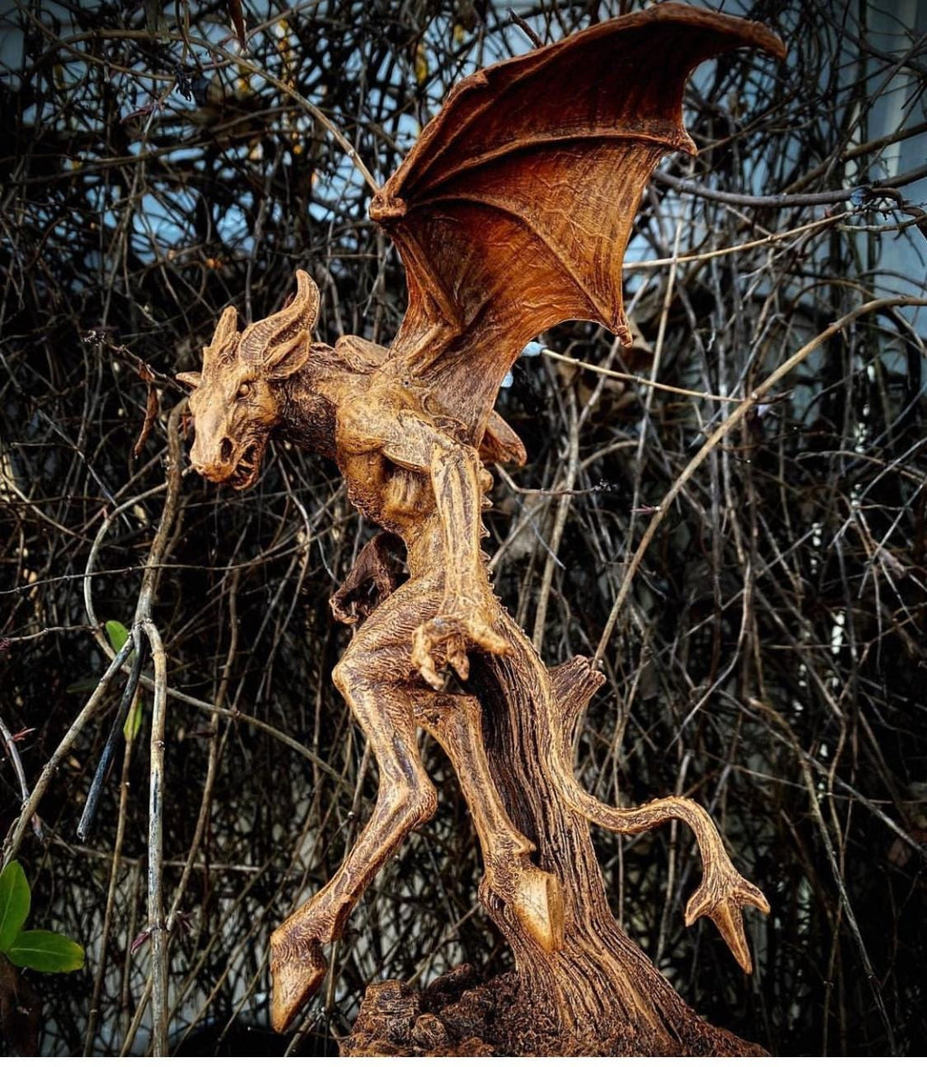 Jersey Devil Hand-Painted Resin Figurine