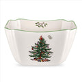 Spode Christmas Tree Candy Dish Fine Porcelain