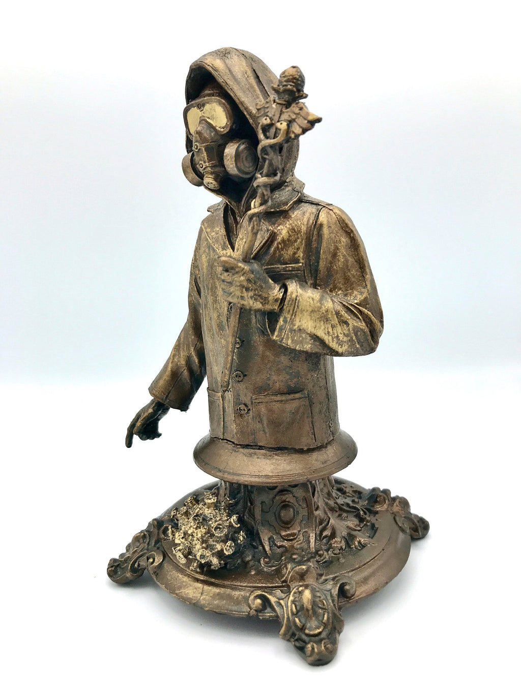 Healthcare Worker Bust — Bronze Finish