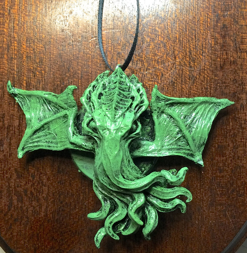 Cthulhu Head Hand-Painted Resin Ornament