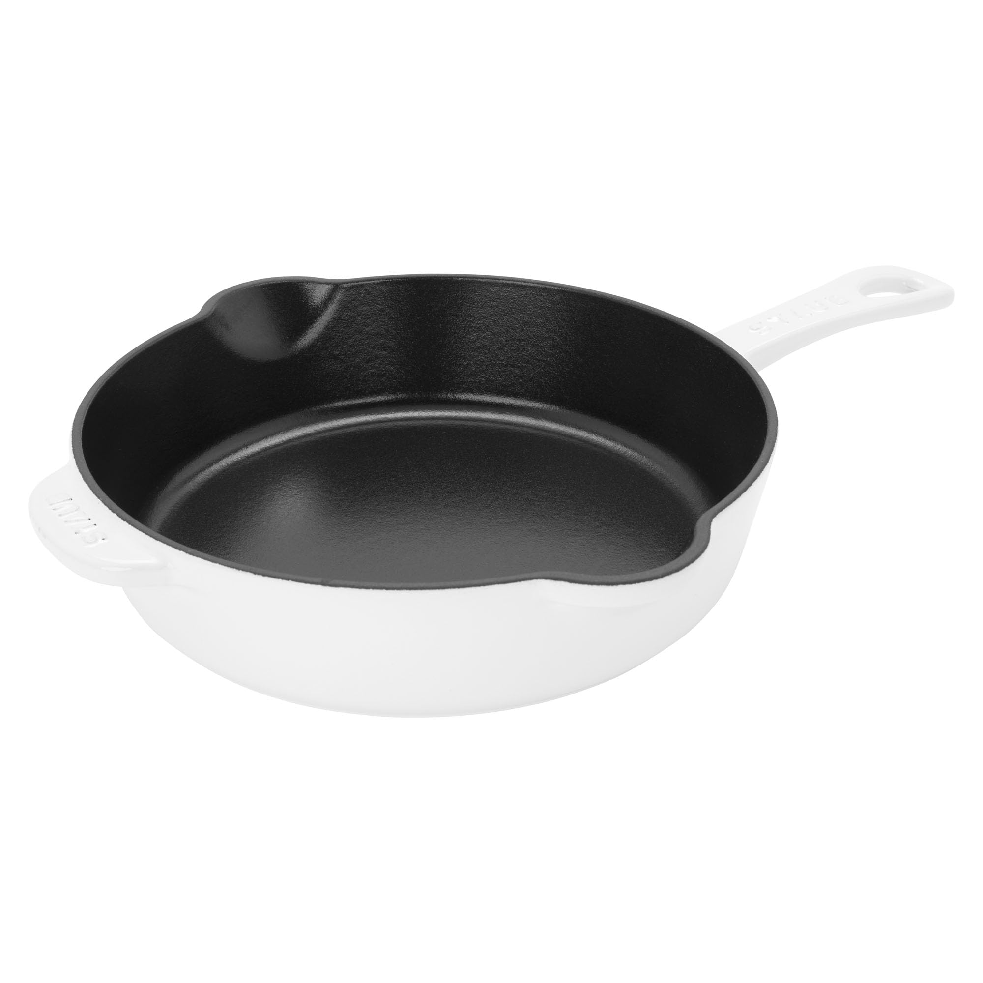 Staub Cast Iron Traditional Deep Skillet, 8.5" – White