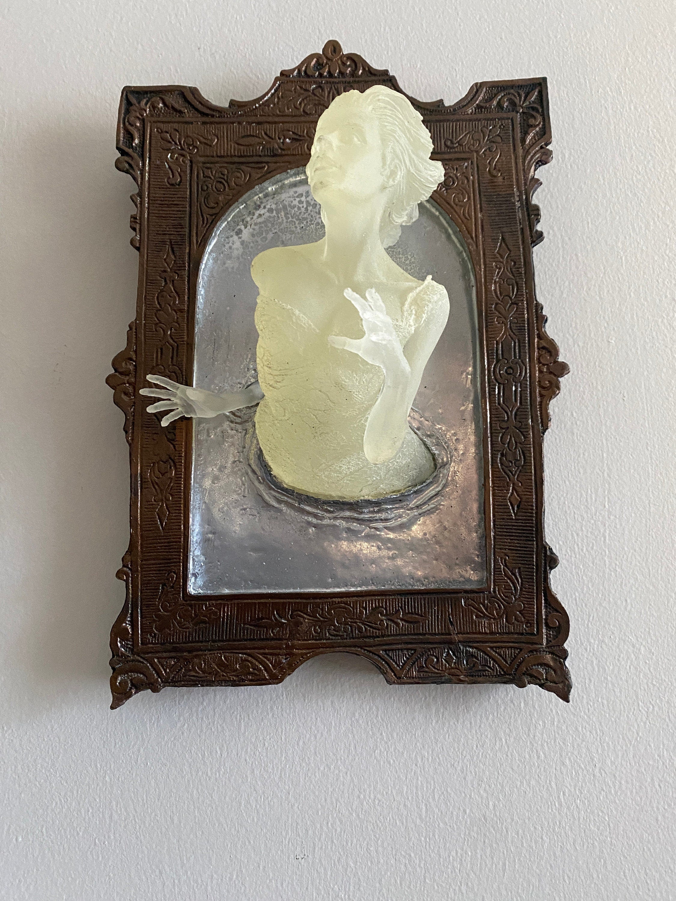 Ghost in the Mirror Wall Plaque — Glow in the Dark Large