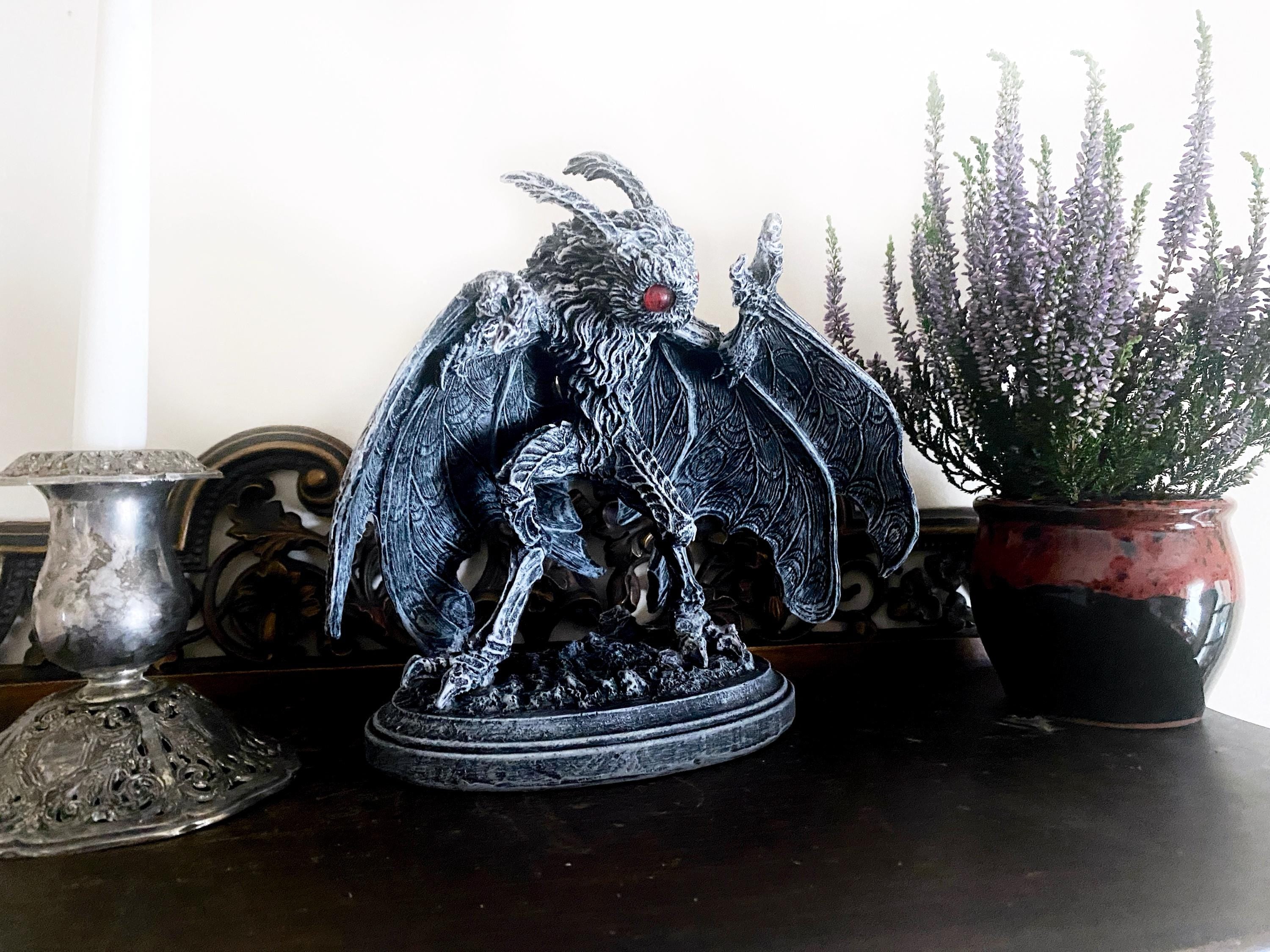 Mothman Hand-Painted Resin Figurine