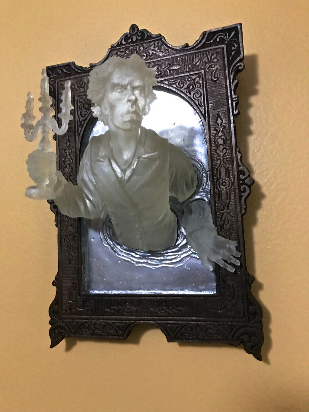 Gentleman Ghost in the Mirror Wall Plaque — Glow in the Dark