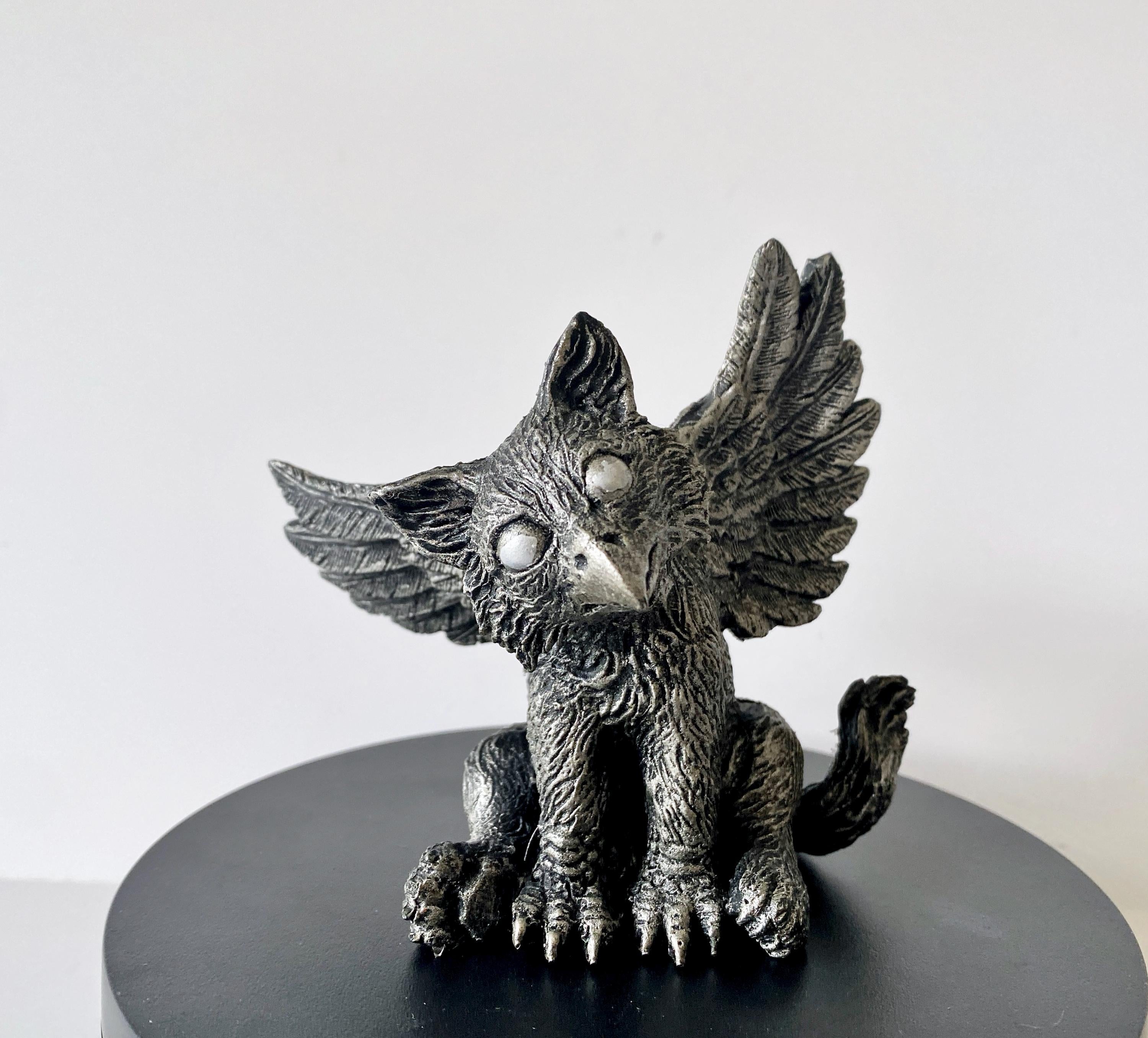 Baby Griffin Hand-Painted Resin Figurine — Version 2