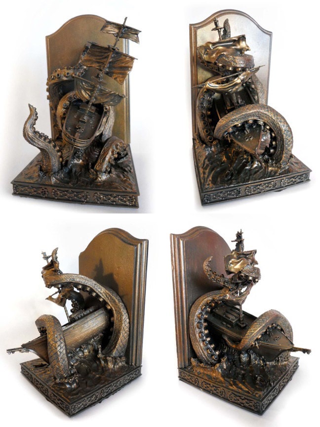 Kraken Bookends — Limited Edition
