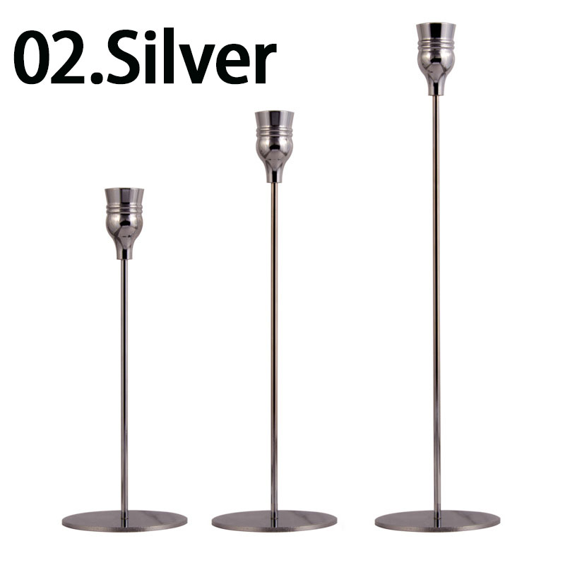 Wrought Iron Pillar & Taper Candle Holders — Timeless Table Accent