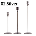 Wrought Iron Pillar & Taper Candle Holders — Timeless Table Accent