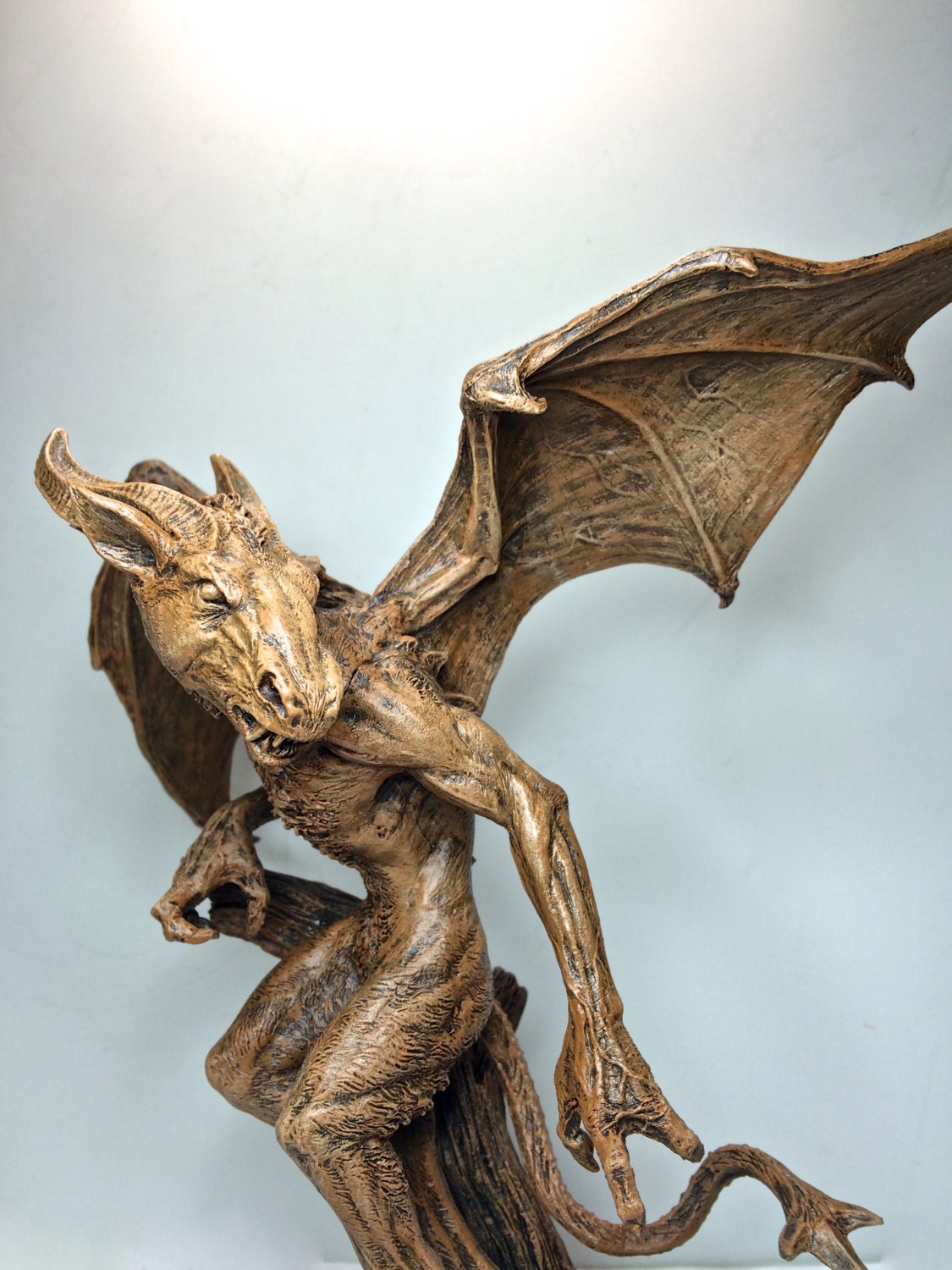 Jersey Devil Hand-Painted Resin Figurine