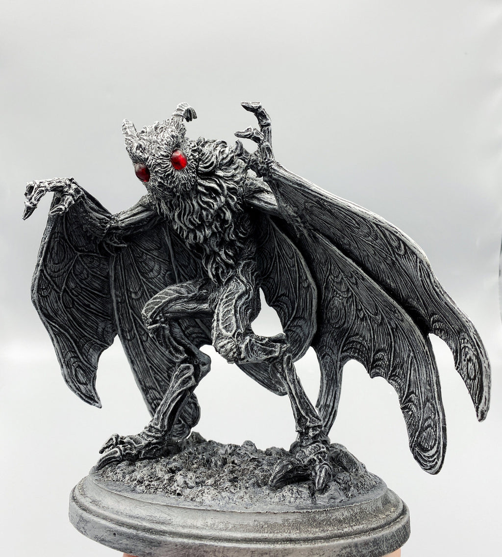 Mothman Hand-Painted Resin Figurine