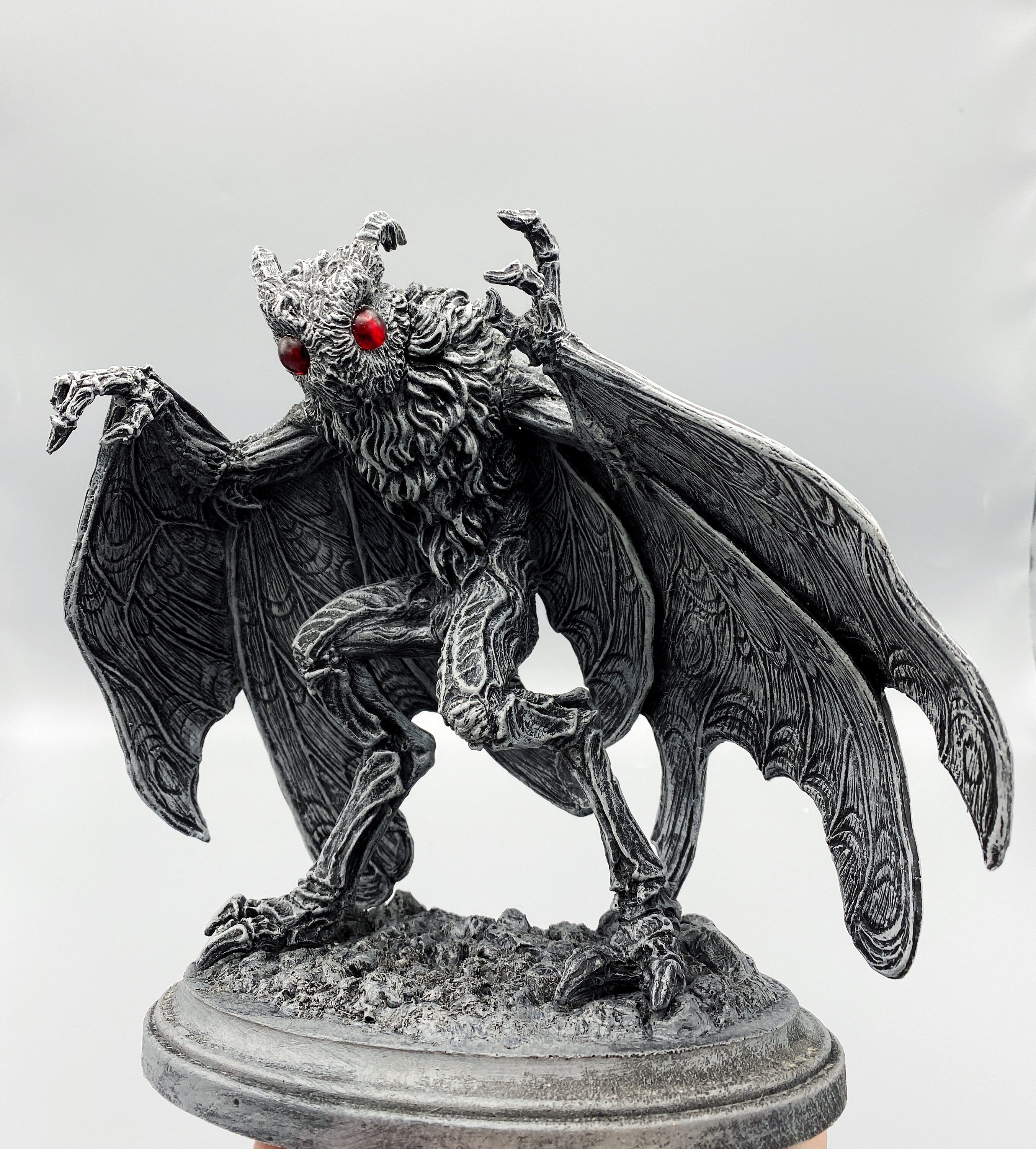Mothman Hand-Painted Resin Figurine