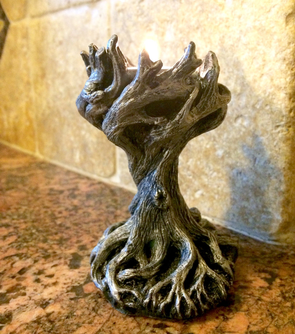 Yggdrasil the World Tree Tea Light Holder