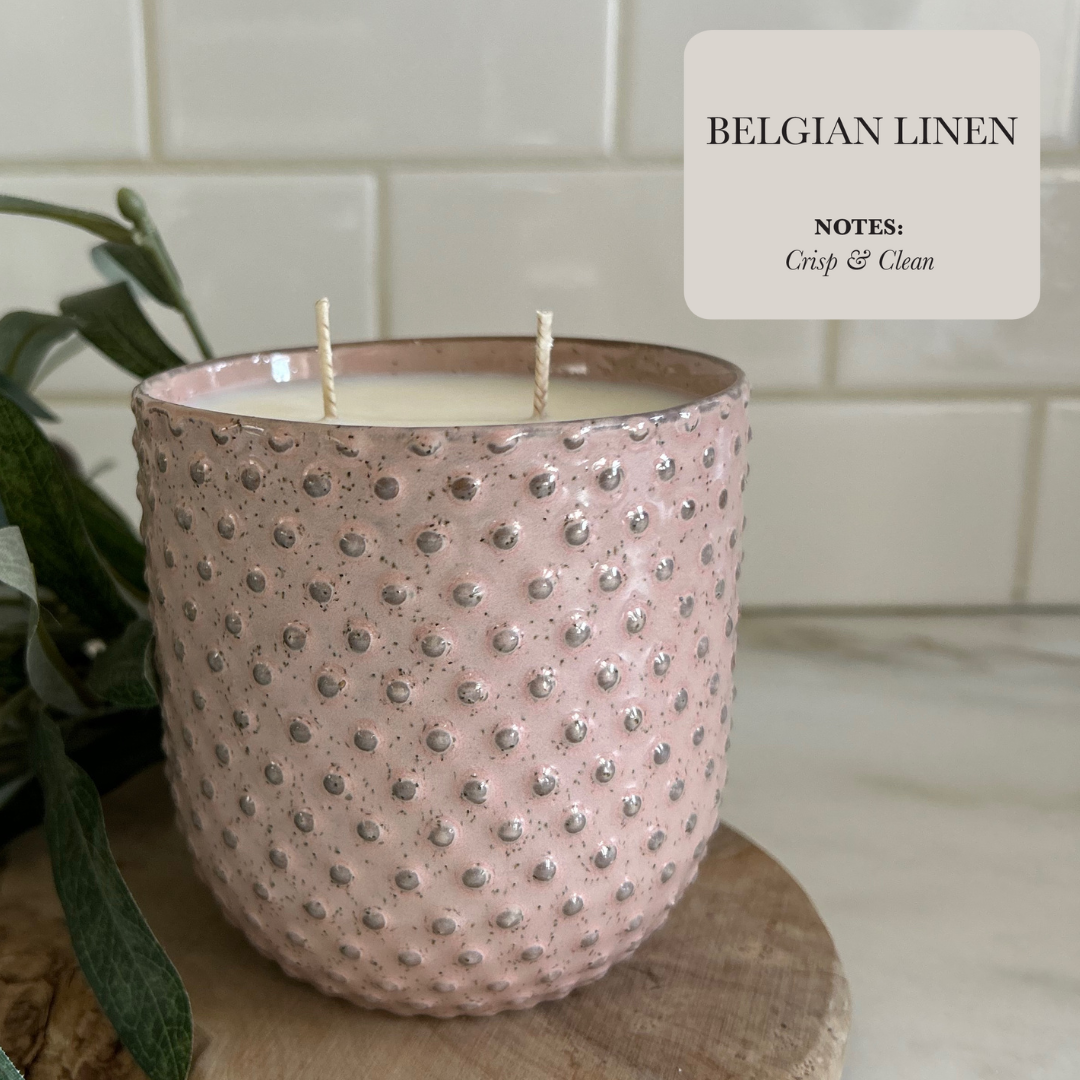 Spring Home Decor Dusty Pink Limited Edition Soy Candle