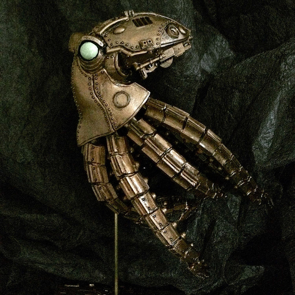 Mecha Kraken Hand-Painted Resin Figurine