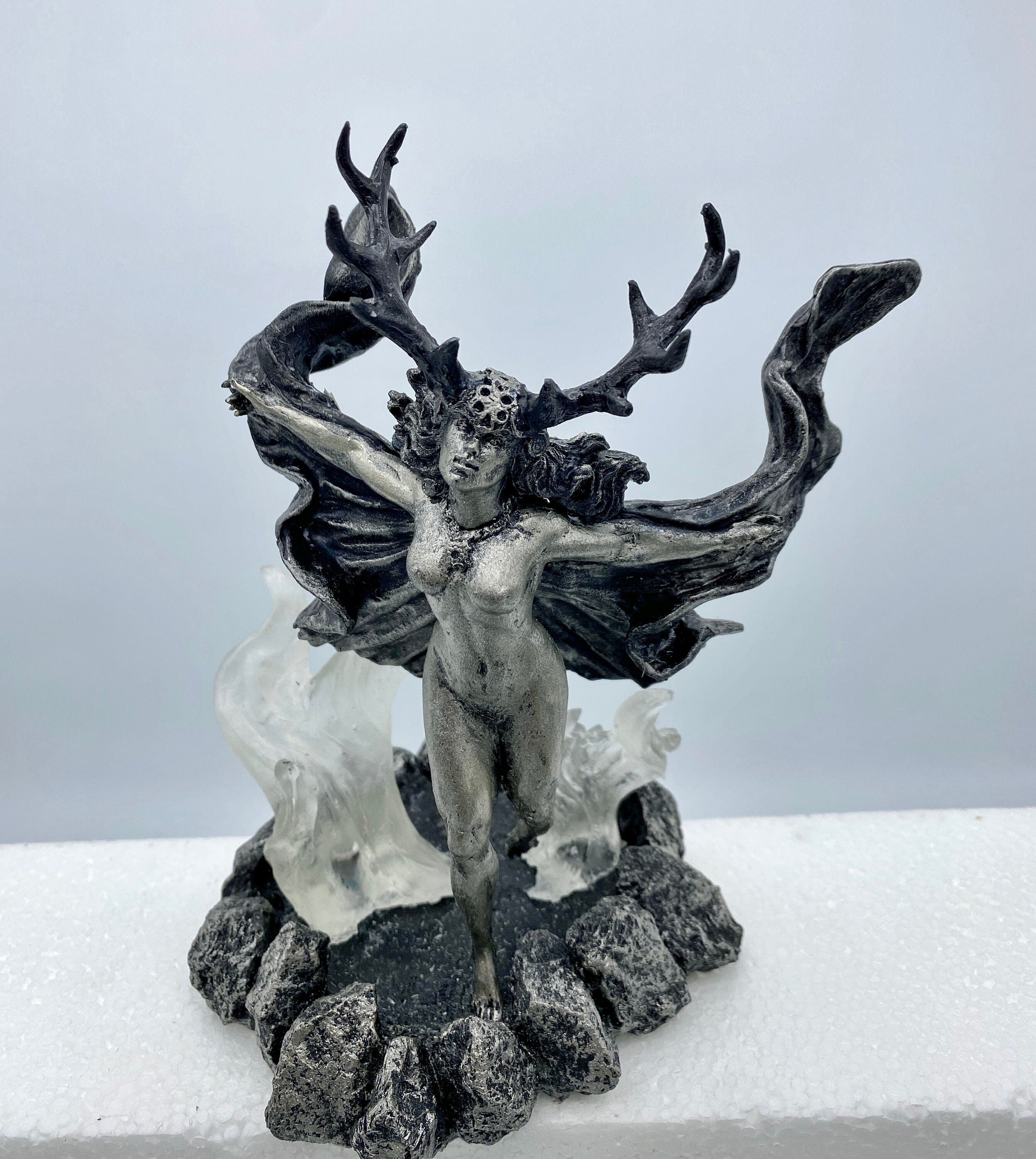 Morgan Le Fay Hand-Painted Resin Figurine