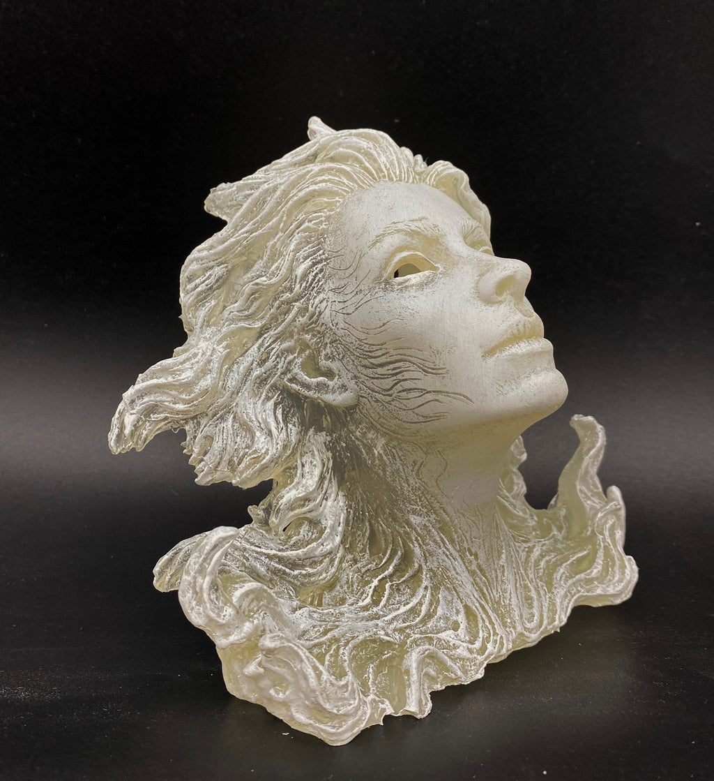 Spirit Summoning Sculpture with LED Tea Light — Version 2