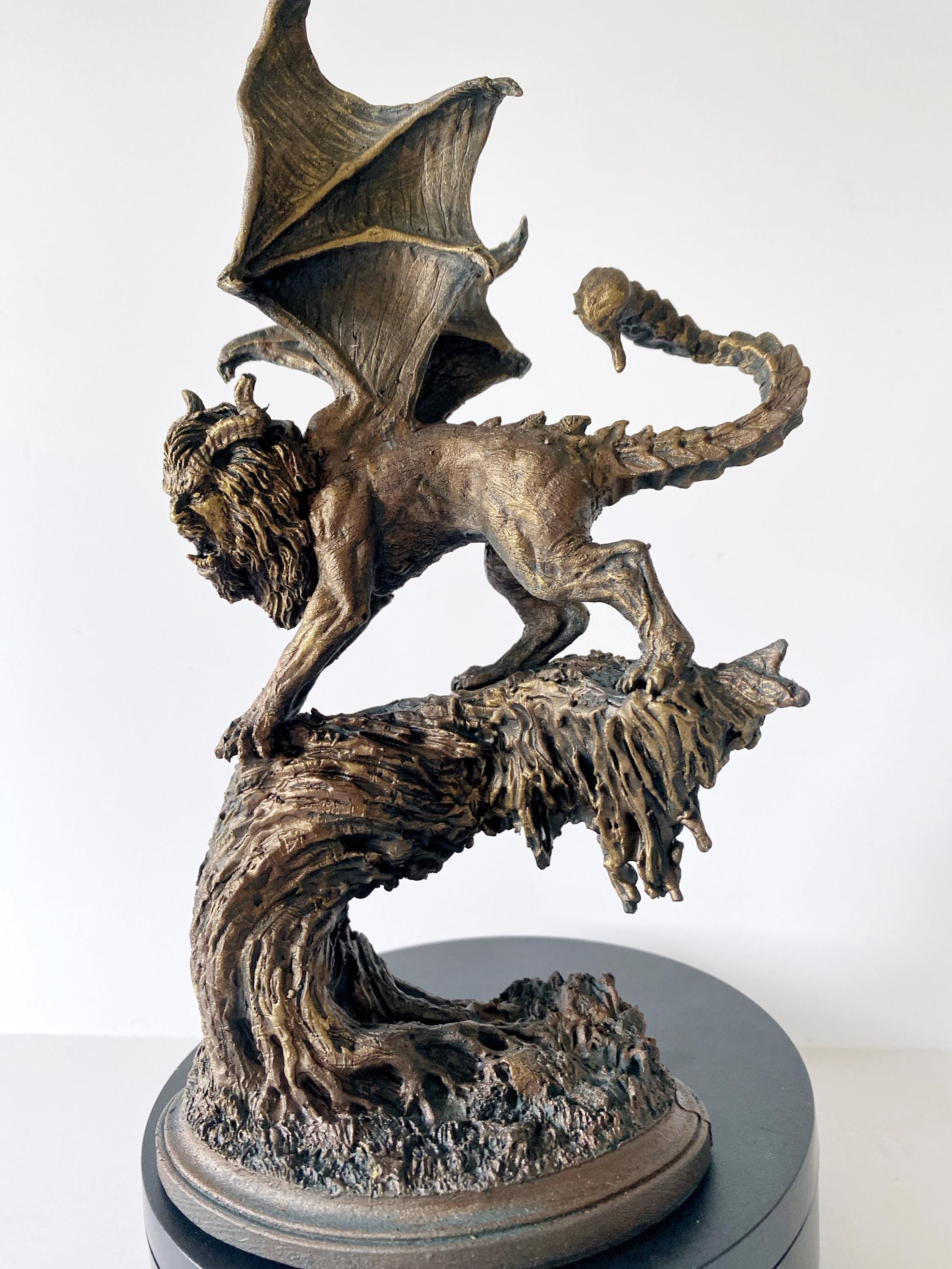 Manticore Hand-Painted Resin Figurine