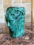 Dryad Art Mug — Green Hand-Sculpted Resin