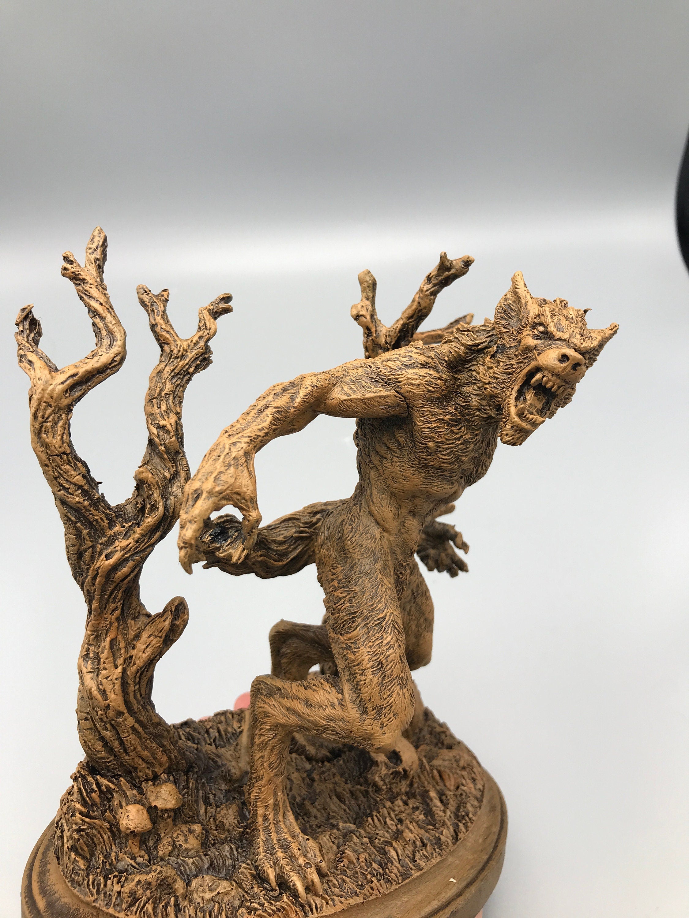 Werewolf Hand-Painted Resin Figurine