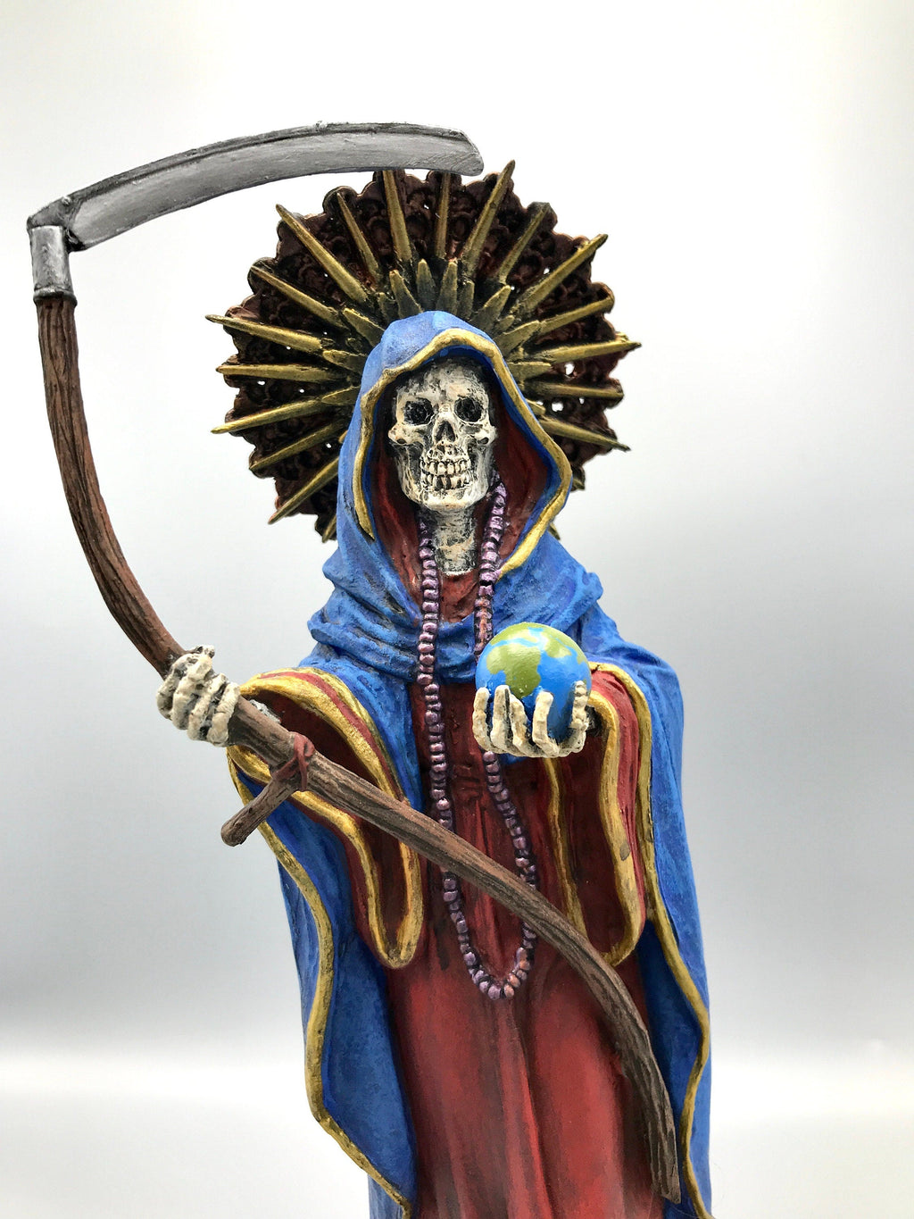 Santa Muerte Statue — Full Color
