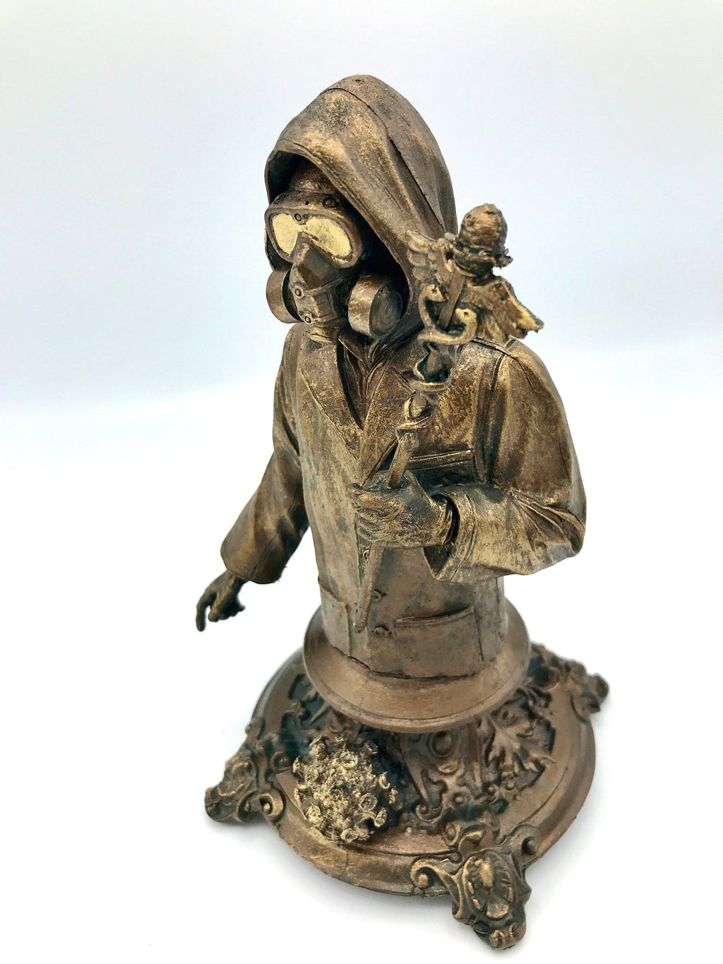 Healthcare Worker Bust — Bronze Finish