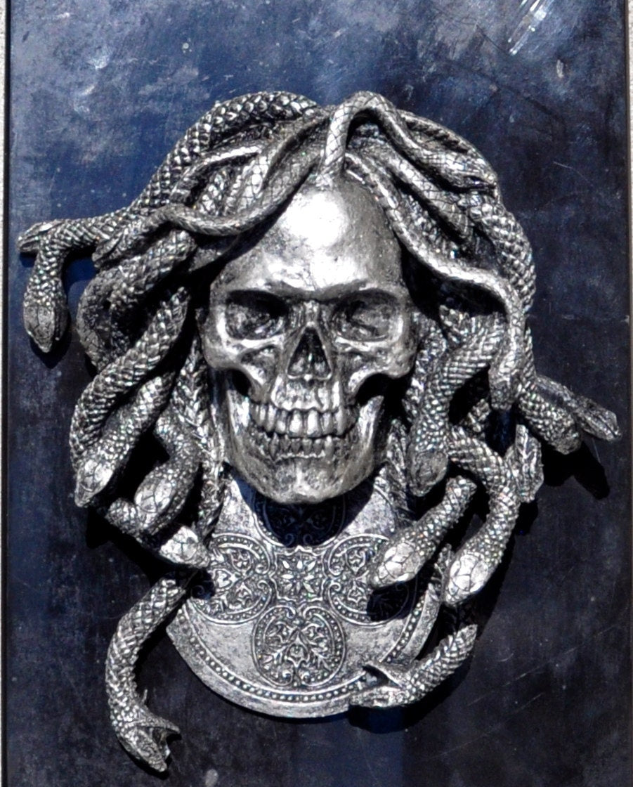 Medusa Skull Wall Plaque