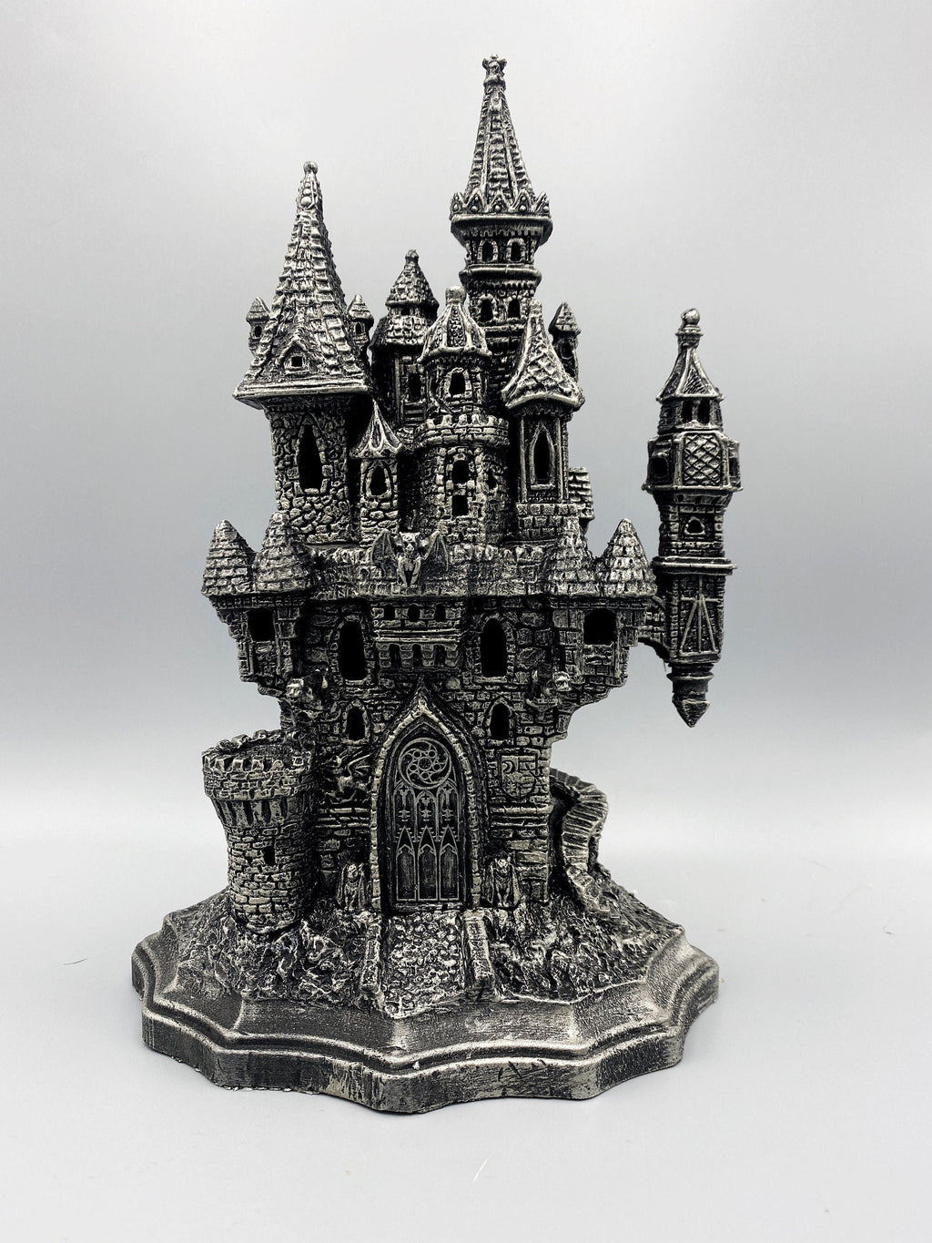 Castle Dracula Sculpture with LED Tea Light