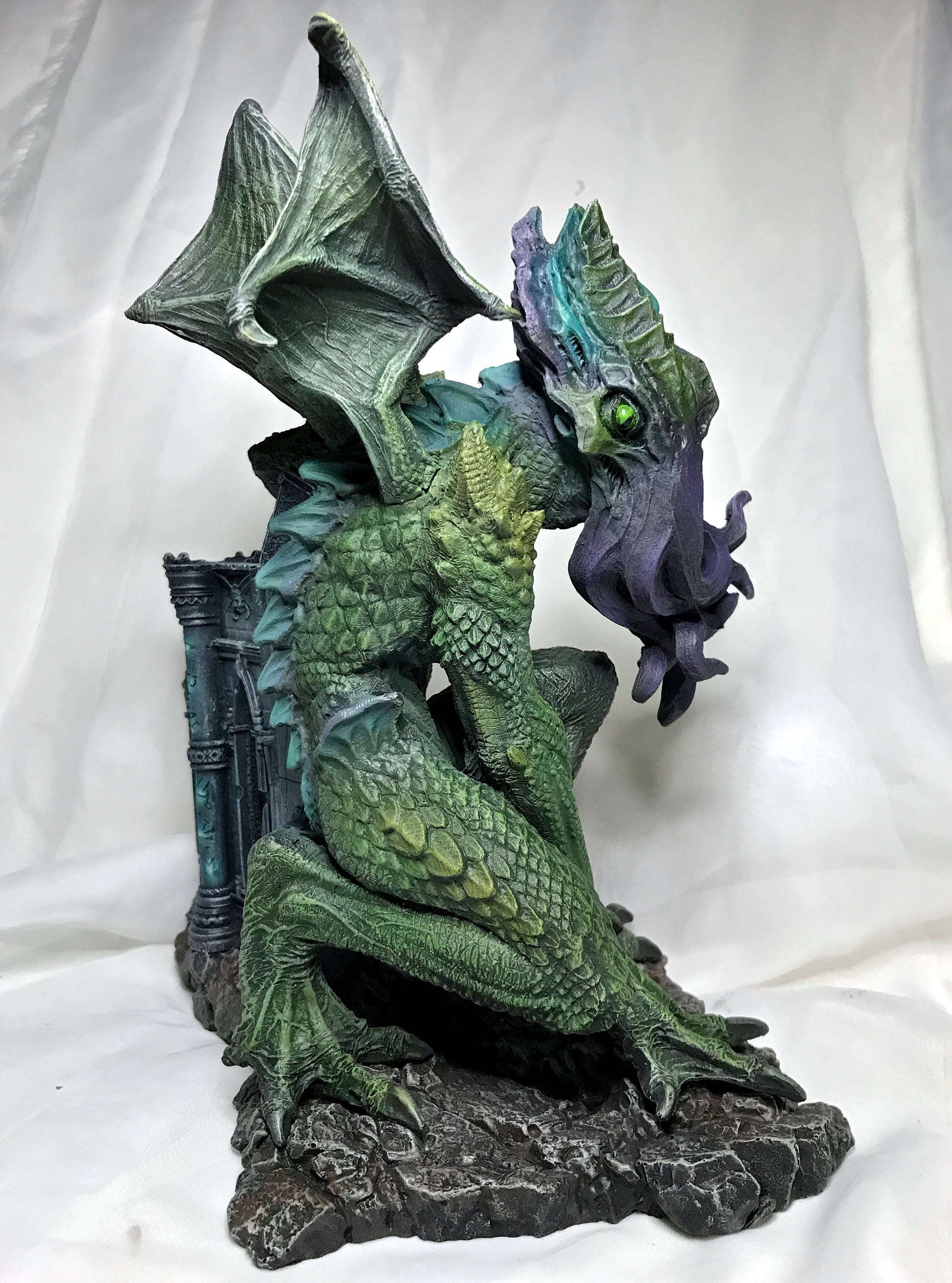 Cthulhu Rising Hand-Painted Resin Figurine — Full Color