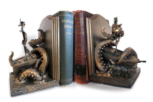 Kraken Bookends — Limited Edition