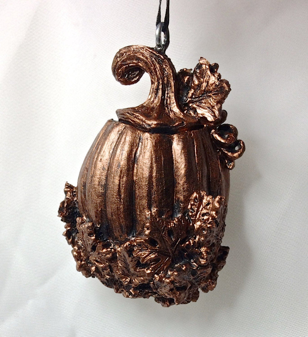Jack O’ Lantern Hand-Painted Resin Ornament