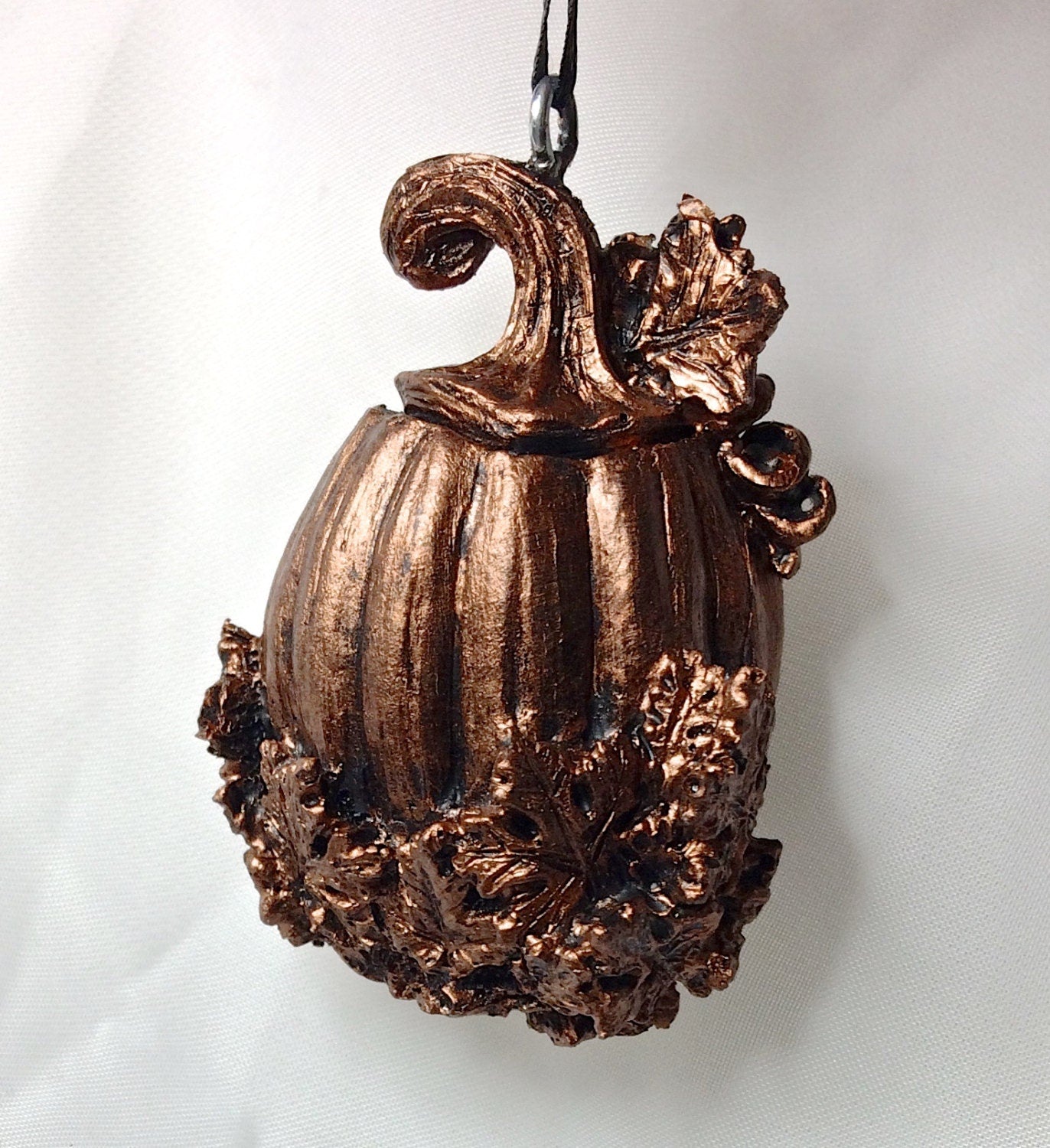 Jack O’ Lantern Hand-Painted Resin Ornament