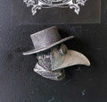 Plague Doctor Hand-Painted Resin Magnet
