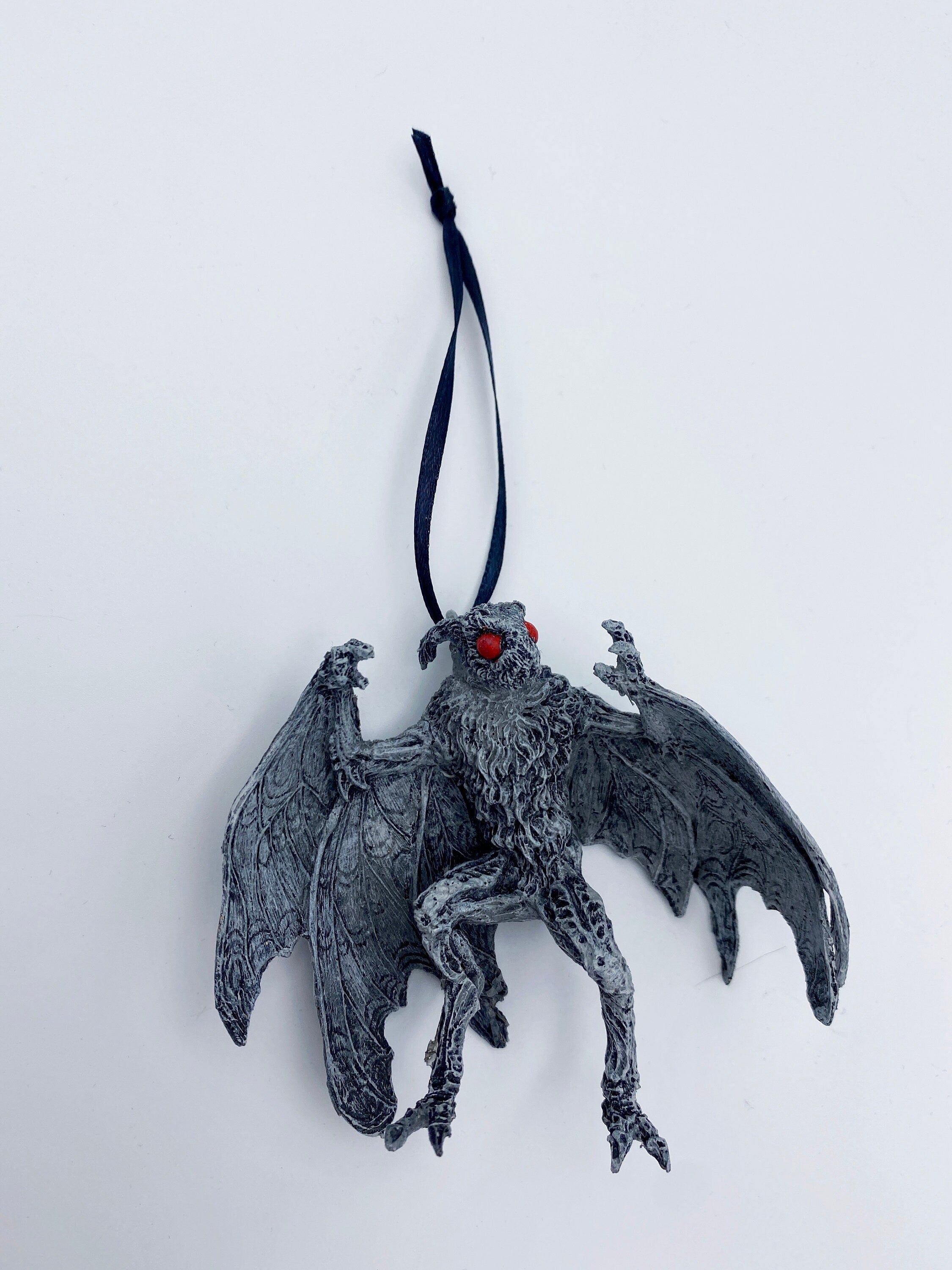 Mothman Hand-Painted Resin Ornament