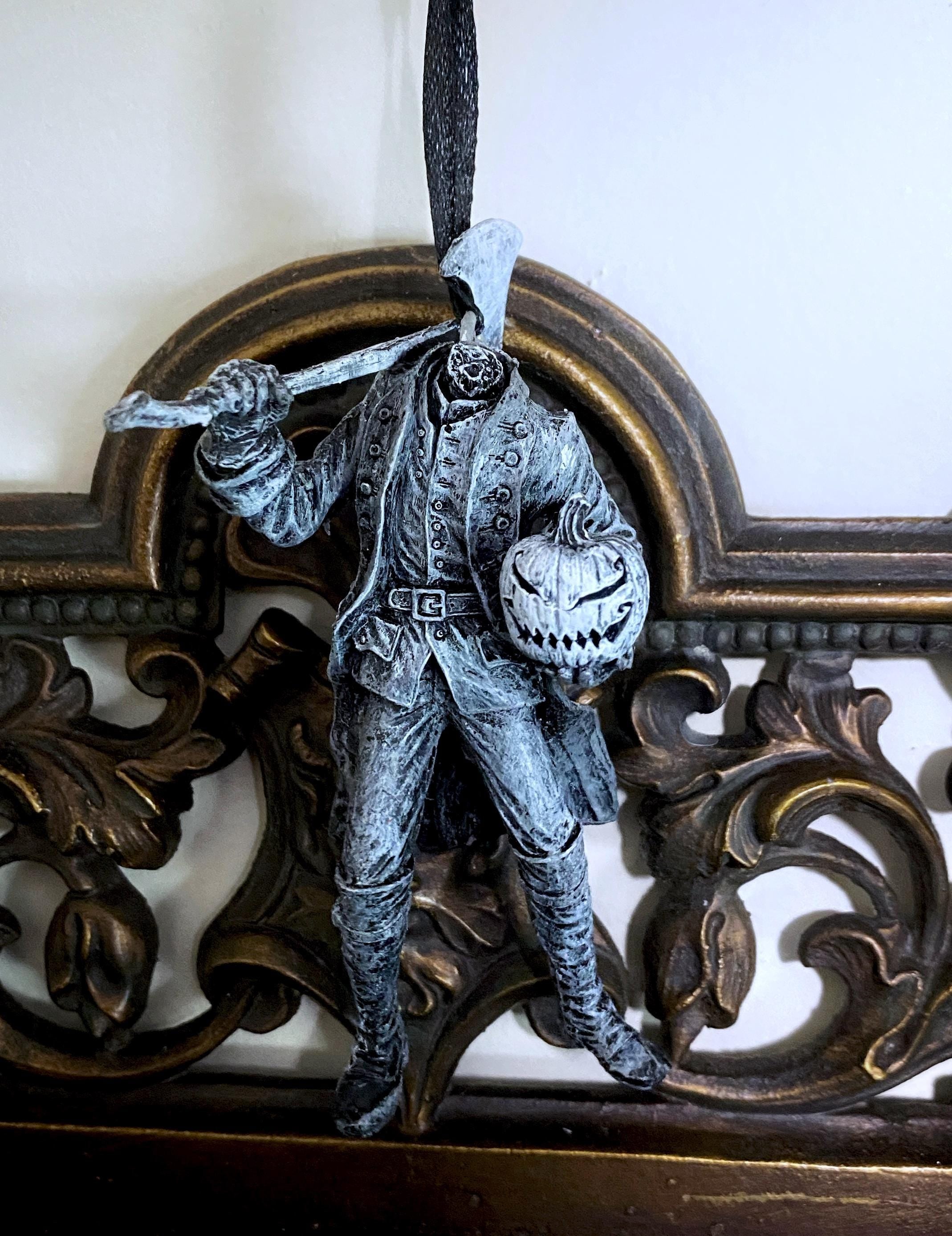 Headless Horseman Hand-Painted Resin Ornament