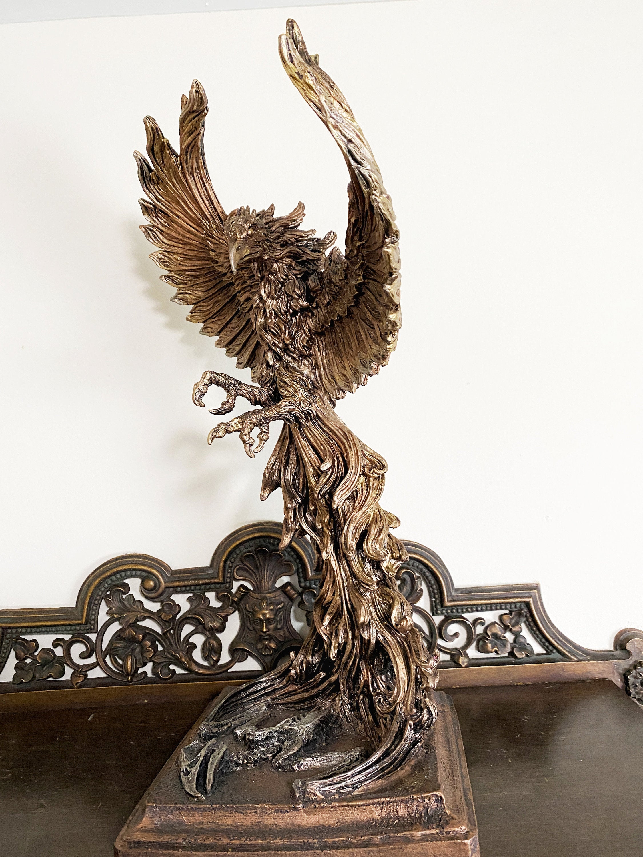 Phoenix Rising Statue — Large