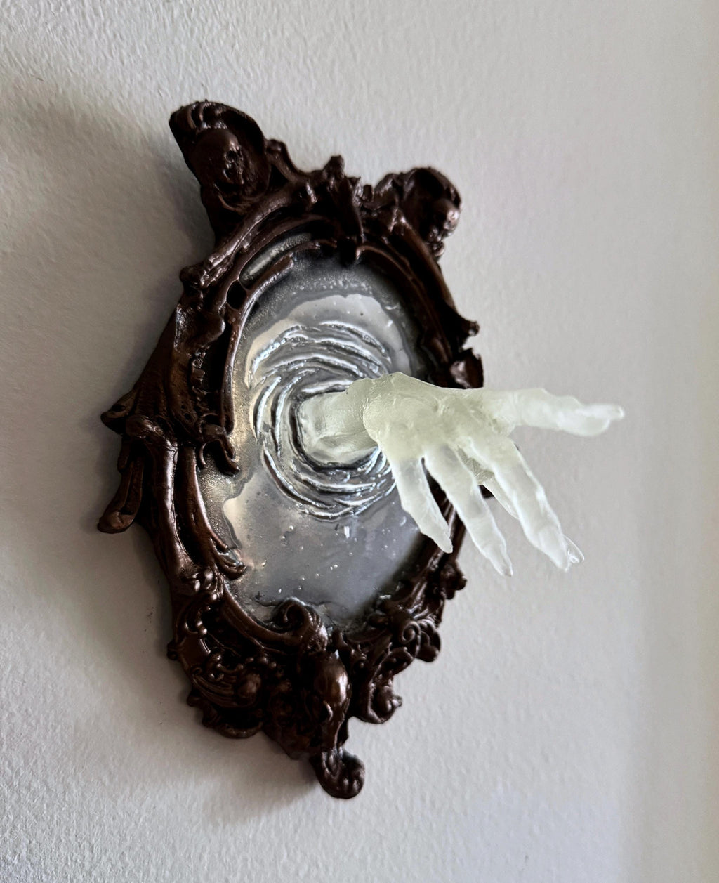 Spectral Hand Wall Plaque — Glow in the Dark