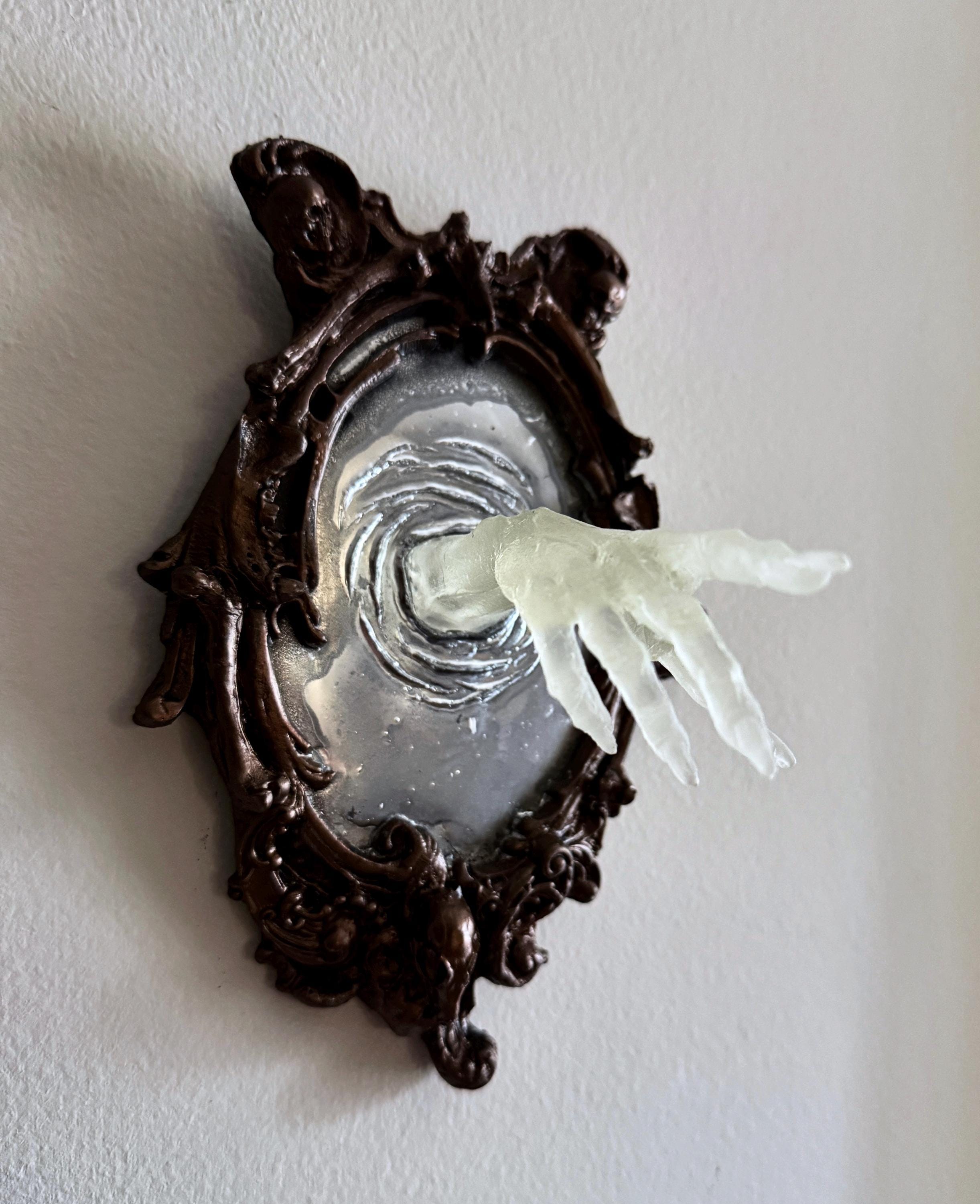 Spectral Hand Wall Plaque — Glow in the Dark