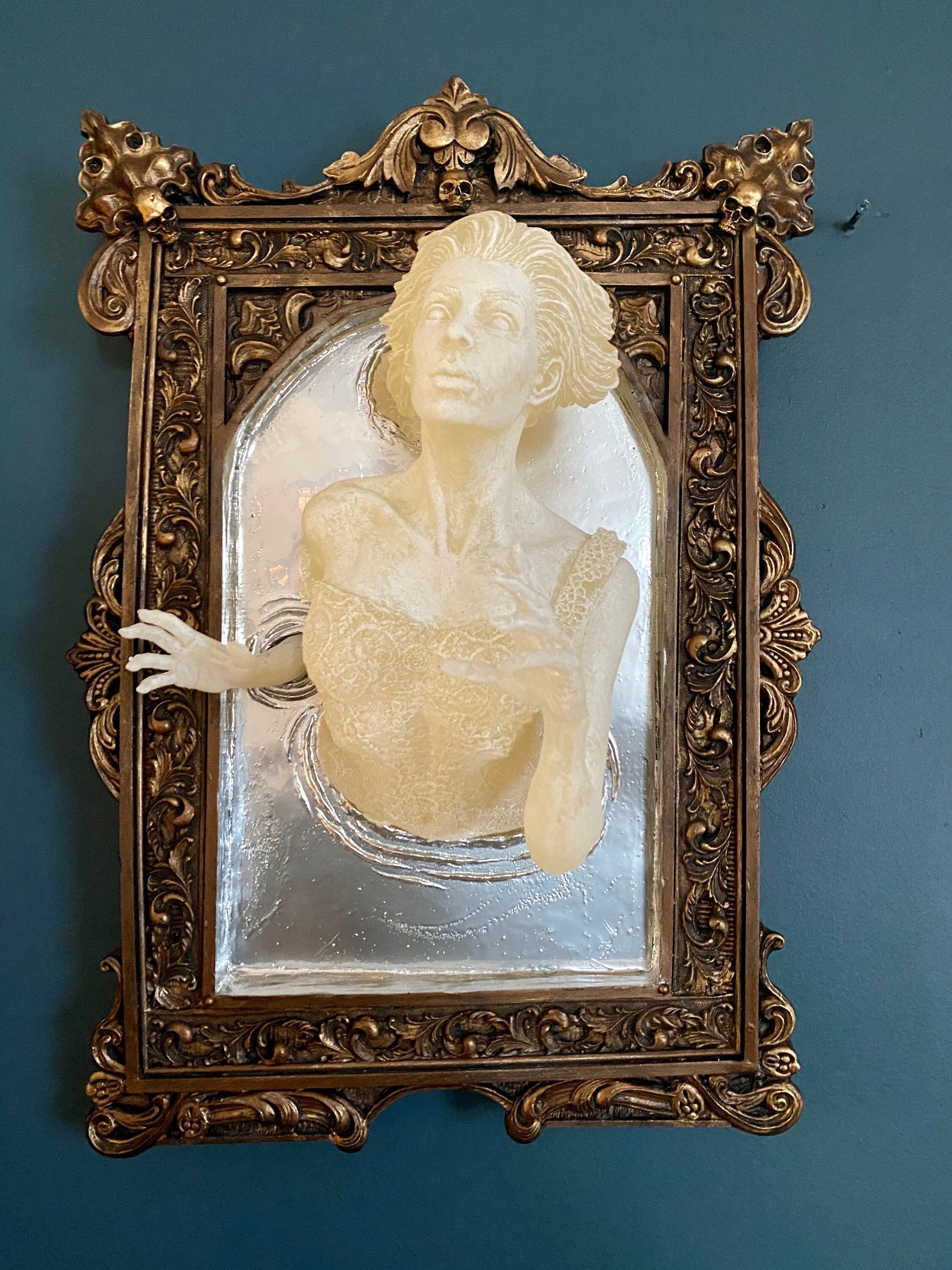 Ghost in the Mirror Wall Plaque — Glow in the Dark XL