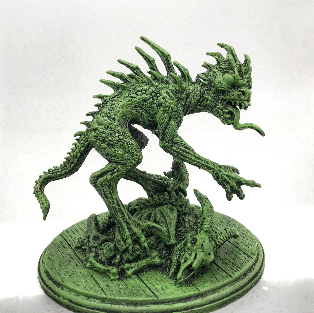 Chupacabra Hand-Painted Resin Figurine
