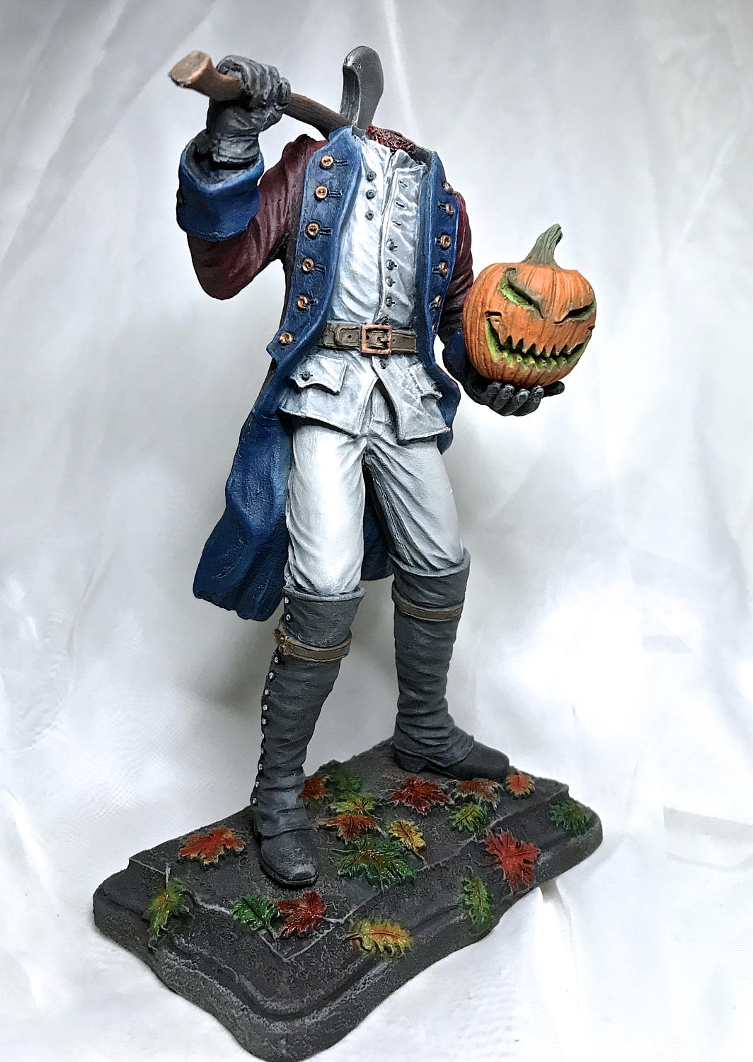 Headless Horseman Hand-Painted Resin Figurine — Full Color