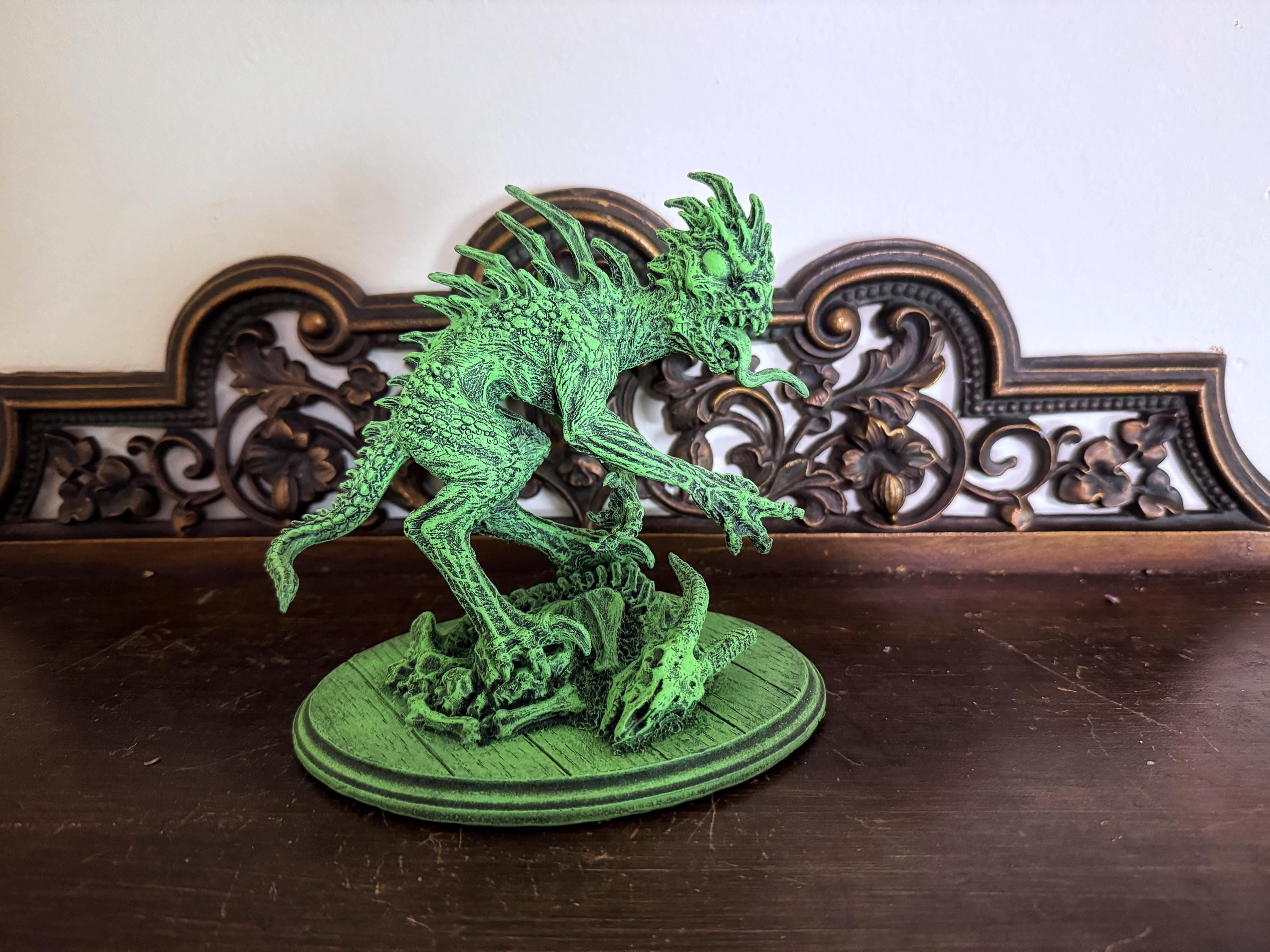 Chupacabra Hand-Painted Resin Figurine
