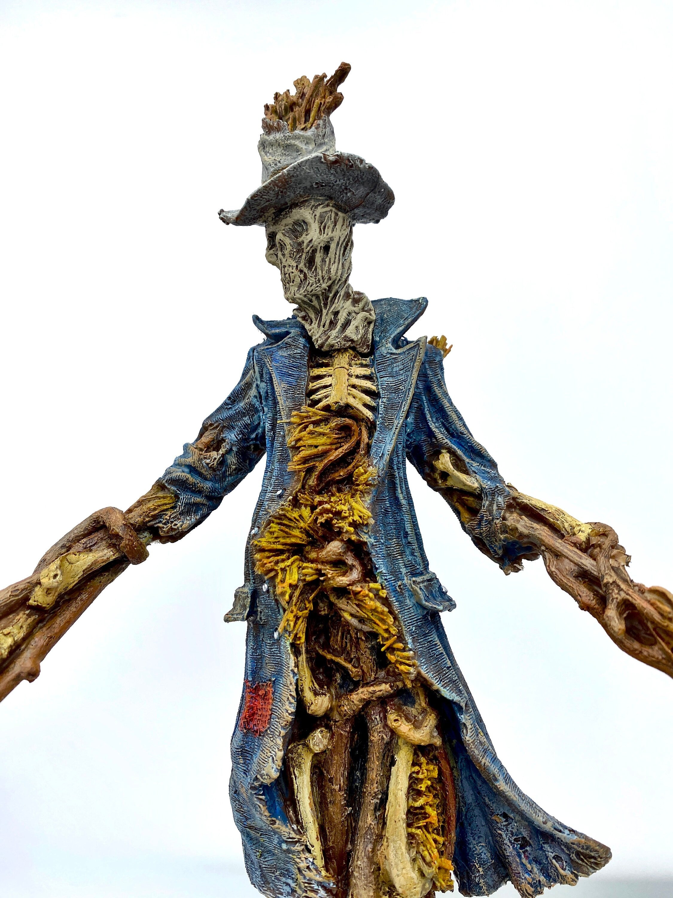 Scarecrow Hand-Painted Resin Figurine — Version 2