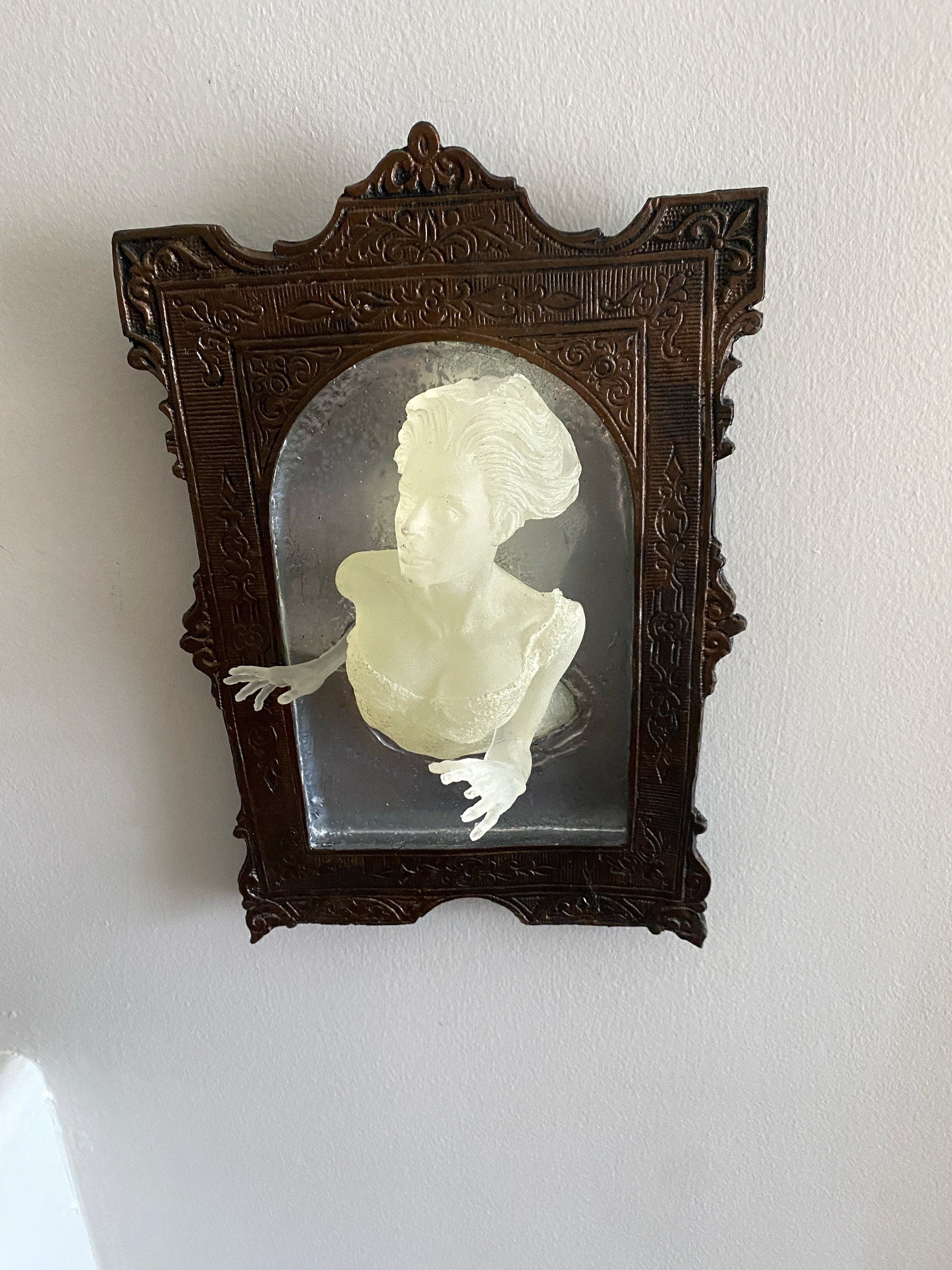 Ghost in the Mirror Wall Plaque — Glow in the Dark Large