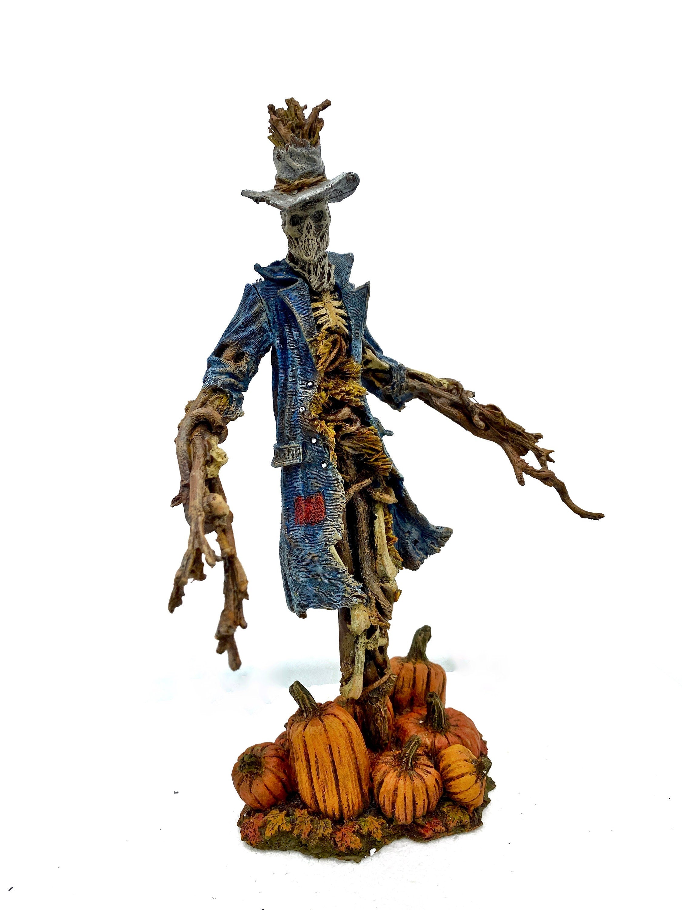 Scarecrow Hand-Painted Resin Figurine — Version 2