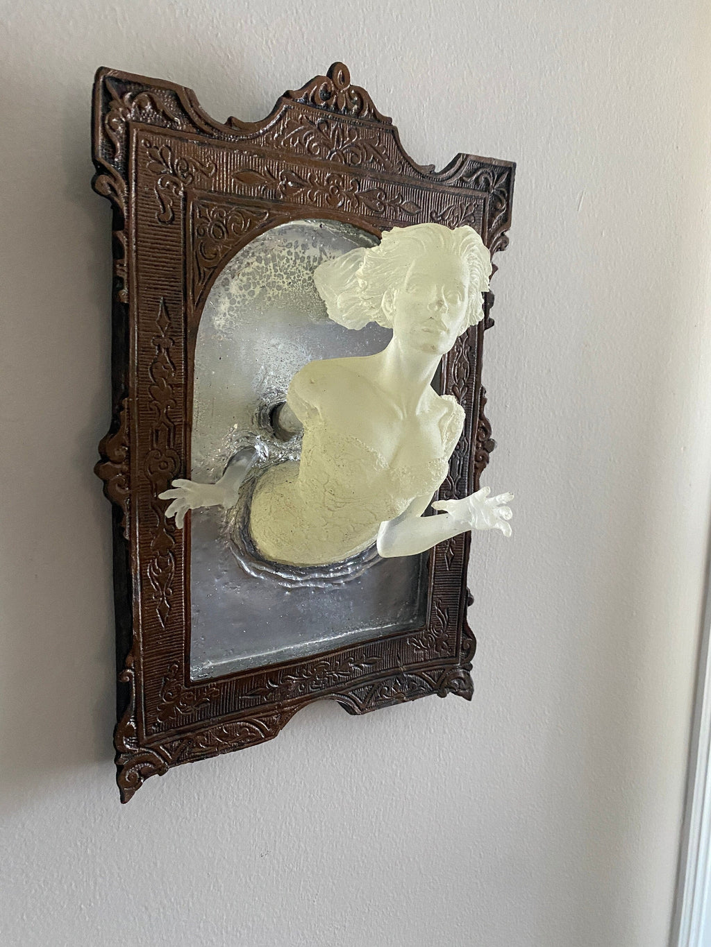 Ghost in the Mirror Wall Plaque — Glow in the Dark Large