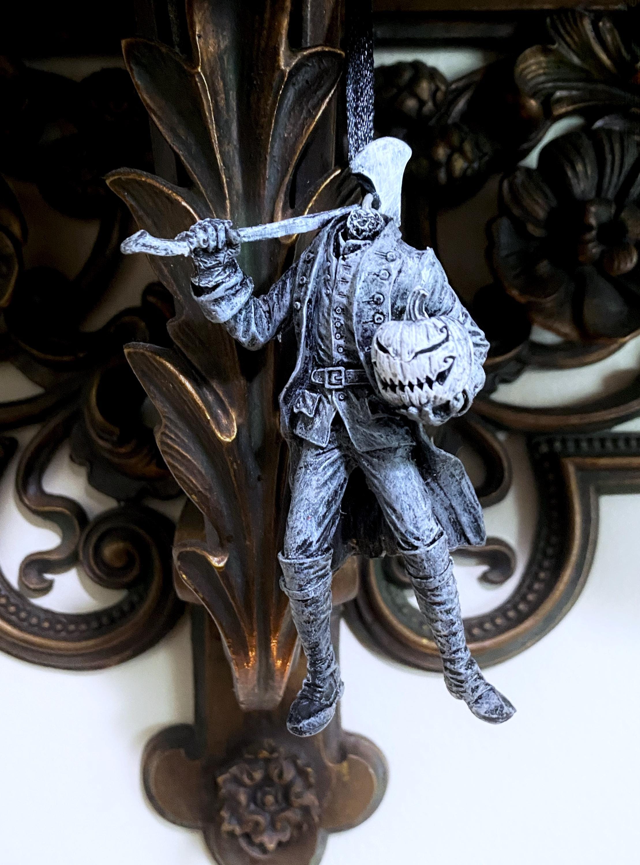 Headless Horseman Hand-Painted Resin Ornament