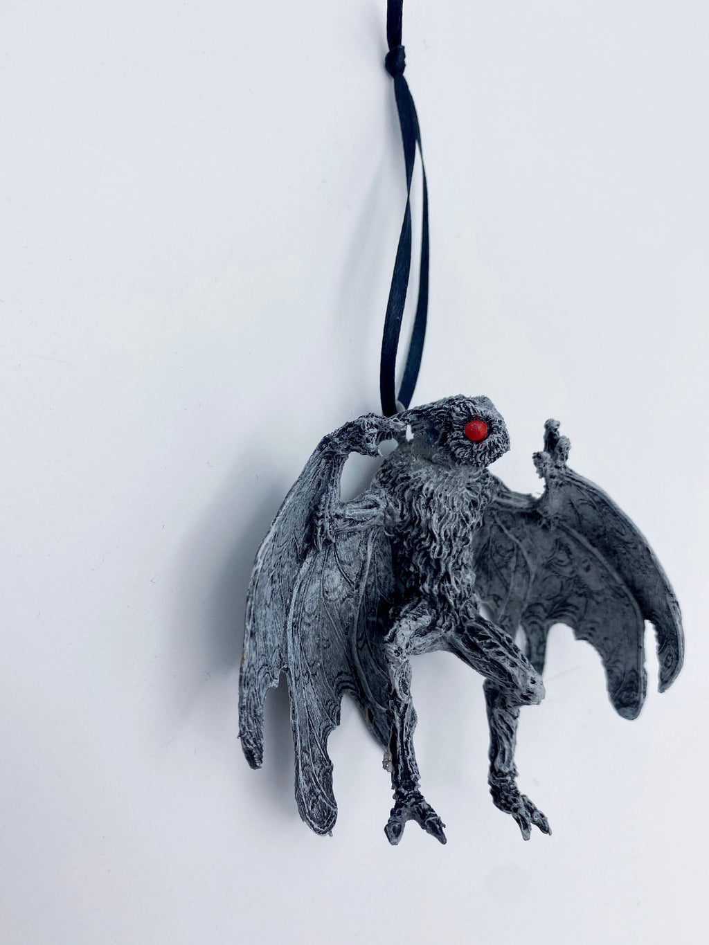 Mothman Hand-Painted Resin Ornament