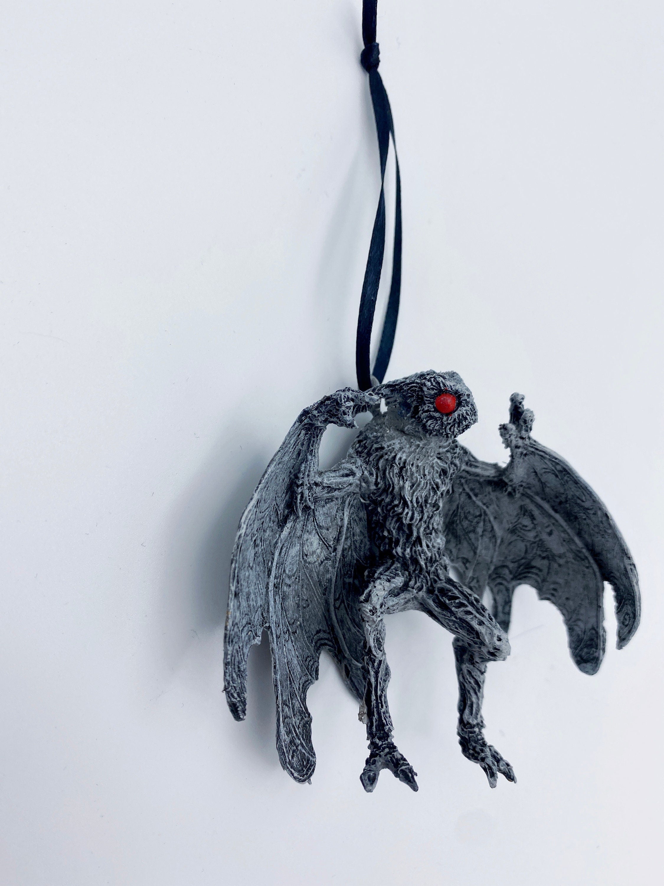 Mothman Hand-Painted Resin Ornament