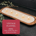 5-Wick Dough Bowl Soy Candle – Vintage Flannel